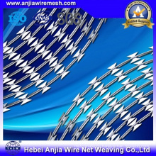 Electro Galvanized Iron Razor Barbed Wire for Security Fencing with ISO9001